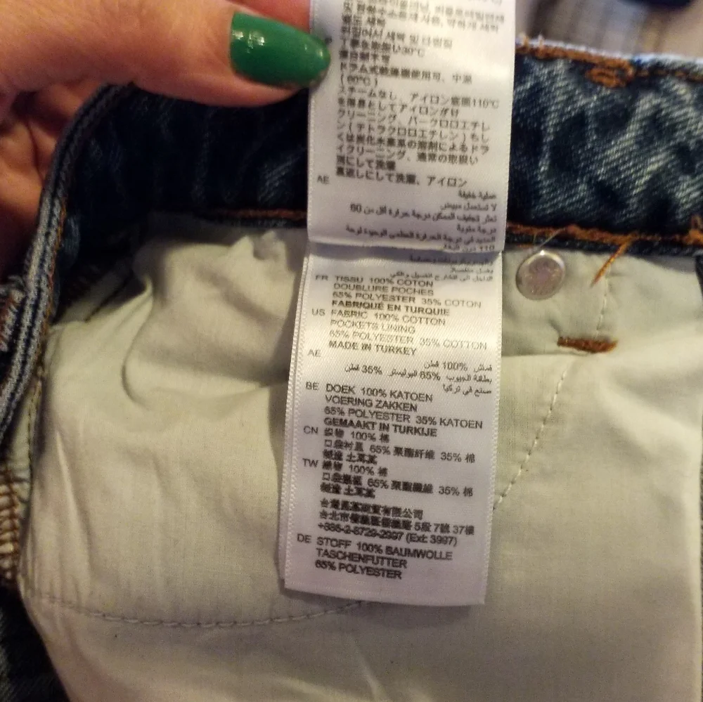 Sandro Paris Hortense Happening distressed high waisted Jeans preppy varsity 6 - Picture 16 of 16